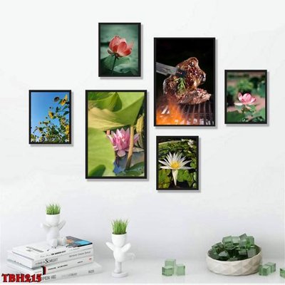 File gốc File tranh bộ 6 tấm hoa sen hoa hướng dương TBH215 (cho in UV) siêu nét