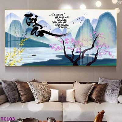 File ảnh File tranh thư pháp tặng thầy cô 20 tháng 11 TC103 (gốc) in standee