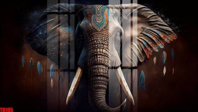 File tranh in trần File gốc in tranh thổ dân TD105 (ảnh gốc siêu nét)