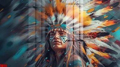 Tải file File gốc in tranh thổ dân TD111 (ảnh gốc) file AI/EPS