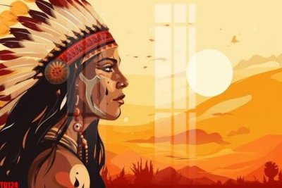 Tải file File gốc in tranh thổ dân TD124 (gốc) in ấn ngay lập tức