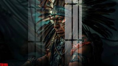 File gốc File gốc in tranh thổ dân TD195 (phong cách) cổ điển