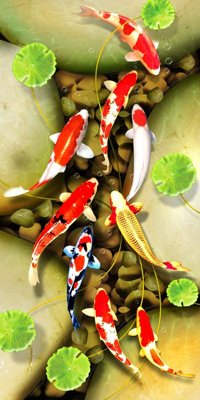 File tranh File tranh đứng lối vào TD2104 (gốc) in vải canvas