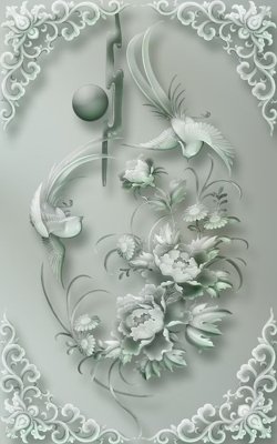 File gốc in ấn File tranh đứng lối vào TD2114 (sẵn sàng tải về)