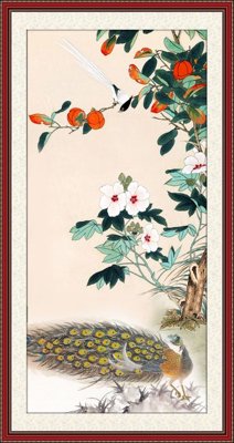 File gốc in mica File tranh đứng lối vào TD2241 chất lượng