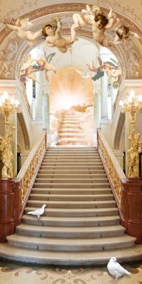 File gốc File tranh đứng lối vào TD2253 (trang trí) cho phòng khách