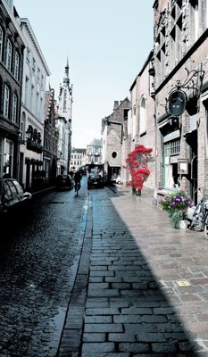 Download file gốc File tranh đứng lối vào TD2256 (in lụa) hoa lá