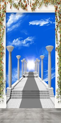 Download file ảnh gốc File tranh đứng lối vào TD2270 để in ấn