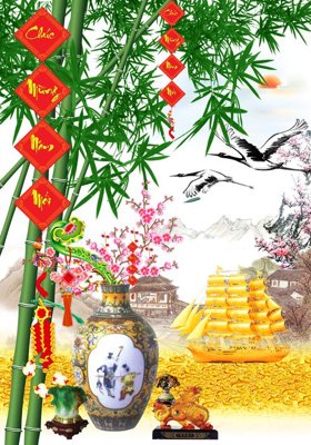 Tải file File tranh đứng lối vào TD2334 (gốc) làm file tranh quảng cáo