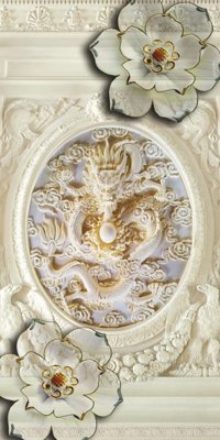 File tranh File tranh đứng lối vào TD2453 (file gốc) chủ đề phong thủy