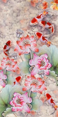 File in ấn File tranh đứng lối vào TD2473 chuyên nghiệp