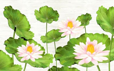 File gốc File tranh đứng lối vào TD2706 (in ấn) màu sắc trung thực