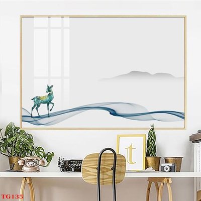 File gốc File tranh bộ in tráng gương hiện đại TG135 (in mica) làm bảng hiệu