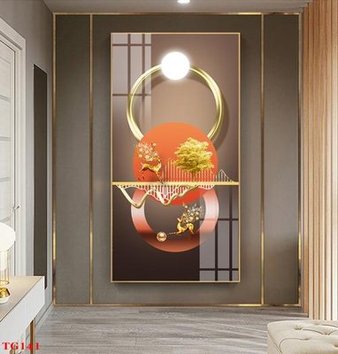 Tải file File tranh bộ in tráng gương hiện đại TG141 (gốc) làm file quảng cáo