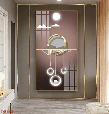 File PSD File tranh bộ in tráng gương hiện đại TG142 (gốc) cho in quảng cáo