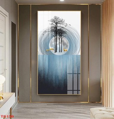 Hình ảnh gốc File tranh bộ in tráng gương hiện đại TG156 (để in khổ lớn)