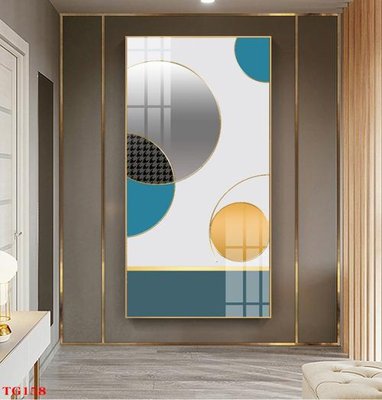 File gốc File tranh bộ in tráng gương hiện đại TG158 (in tráng gương) hiện đại