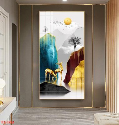 Tải file File tranh bộ in tráng gương hiện đại TG162 (gốc) in tranh tráng gương