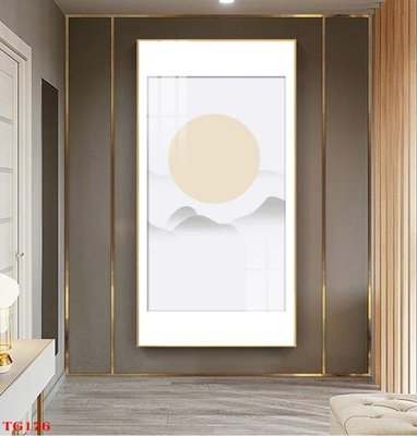 File gốc File tranh bộ in tráng gương hiện đại TG176 (vector) cho in ấn