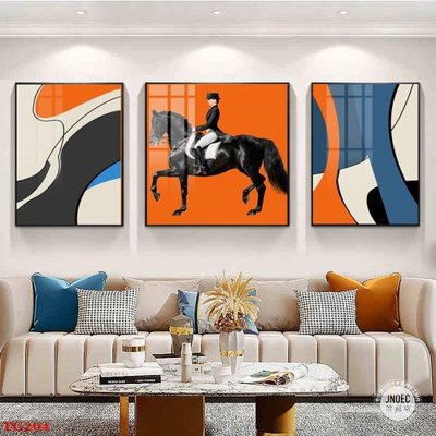 File tranh File tranh bộ in tráng gương hiện đại TG204 (gốc) phong cách tối giản