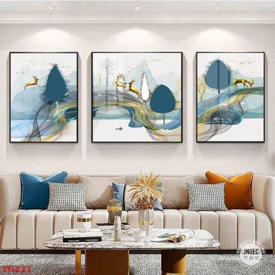 File in trần File tranh bộ in tráng gương hiện đại TG221 (bản gốc) bầu trời