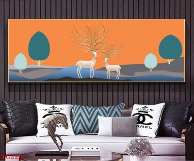 Tải về hình ảnh gốc File tranh bộ in tráng gương hiện đại TG226 sắc nét