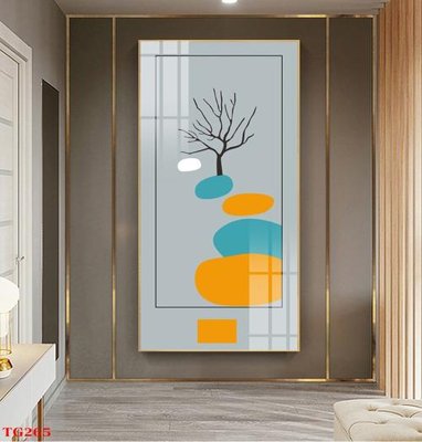 Tải file File tranh bộ in tráng gương hiện đại TG265 (gốc) chủ đề phong thủy