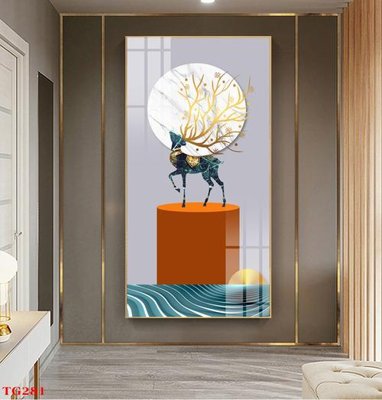 File gốc File tranh bộ in tráng gương hiện đại TG281 (chuẩn màu) cho in offset