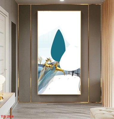 Ảnh gốc file in lụa File tranh bộ in tráng gương hiện đại TG294 chi tiết