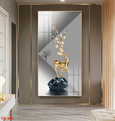 File tranh File tranh bộ in tráng gương hiện đại TG302 (ảnh gốc) in trần nhà