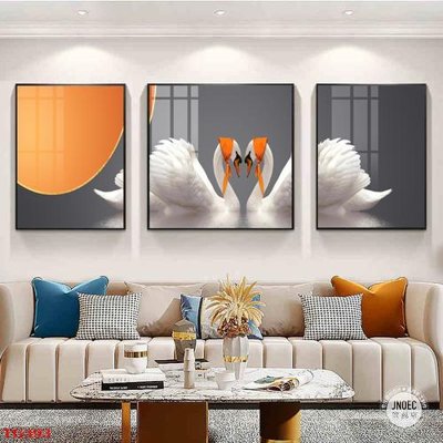 File gốc File tranh bộ in tráng gương hiện đại TG393 (in lụa) tranh thuận buồm