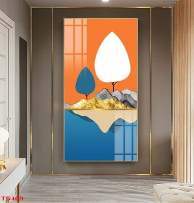 File gốc File tranh bộ in tráng gương hiện đại TG409 (ảnh rõ nét) để in