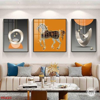 File tranh File tranh bộ in tráng gương hiện đại TG425 (file gốc) chủ đề phong thủy