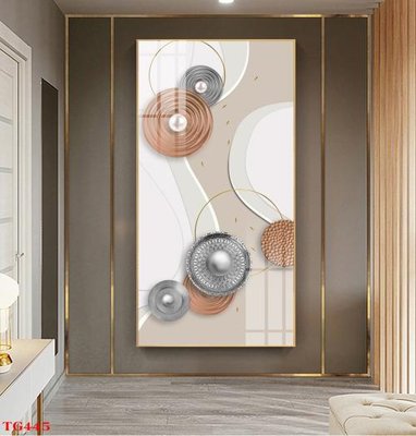 File gốc File tranh bộ in tráng gương hiện đại TG445 (phong cách) châu Âu