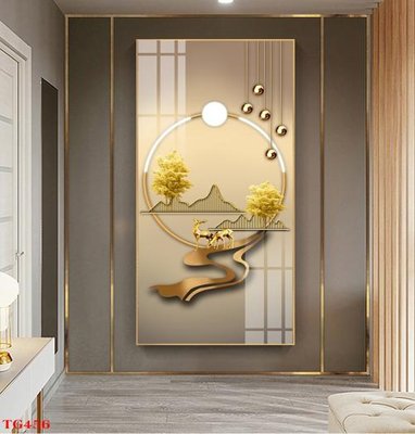 File gốc File tranh bộ in tráng gương hiện đại TG456 (in tráng gương) nghệ thuật