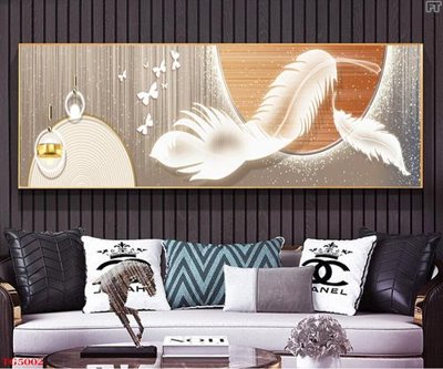 File gốc File tranh bộ tráng gương hiện đại TG5002 (cho in 3D) độc đáo