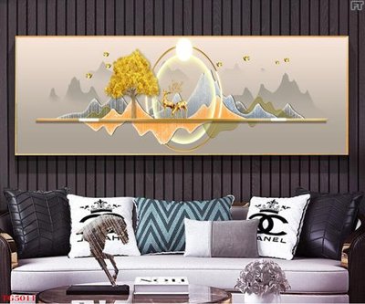 File in trần File tranh bộ tráng gương hiện đại TG5011 (file gốc) phong thủy