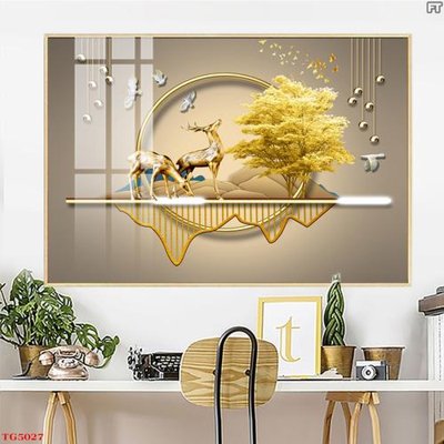 File ảnh File tranh bộ tráng gương hiện đại TG5027 (gốc) in biển hiệu