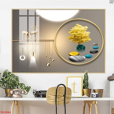 File gốc File tranh bộ tráng gương hiện đại TG5042 (in lụa) chi tiết cao