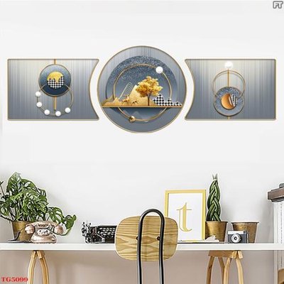 File tranh gốc in trần nhà File tranh bộ tráng gương hiện đại TG5099 3D