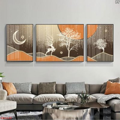 Ảnh mô tả file gốc in mica File tranh bộ tráng gương hiện đại TG5137