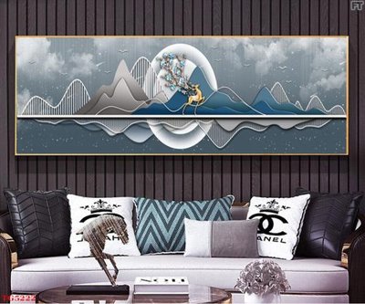 File gốc File tranh bộ tráng gương hiện đại TG5222 (PNG) không nền chất lượng