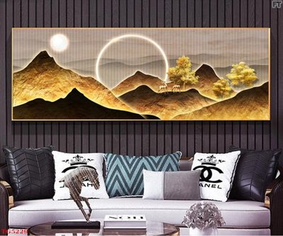 File in trần File tranh bộ tráng gương hiện đại TG5229 (bản gốc) mây trời