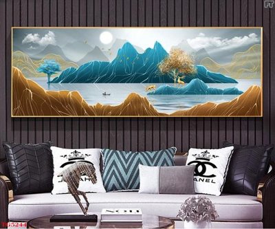 File gốc File tranh bộ tráng gương hiện đại TG5244 (PSD/TIFF) độ phân giải cao