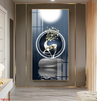 File in trần File tranh bộ tráng gương hiện đại TG5310 (bản gốc) đại dương