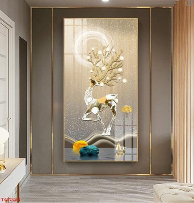 File gốc in ấn File tranh bộ tráng gương hiện đại TG5323 chất lượng vượt trội