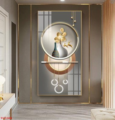 File tranh File tranh bộ tráng gương hiện đại TG5360 (gốc) in trên kính