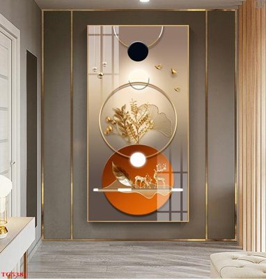 File gốc File tranh bộ tráng gương hiện đại TG5381 (in lụa) tranh thuận buồm