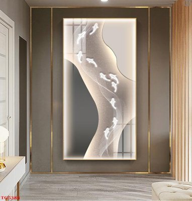 File in trần File tranh bộ tráng gương hiện đại TG5386 (bản gốc) phong cảnh