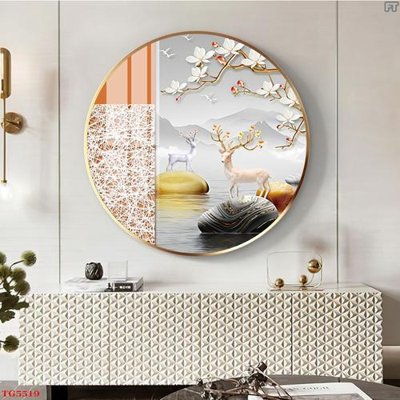 File gốc in ấn File tranh bộ tráng gương hiện đại TG5519 chất lượng vượt trội